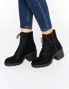 Ботинки на шнуровке ASOS RANA - Черный