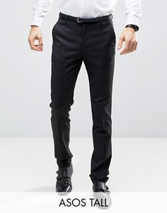 Черные узкие брюки под смокинг ASOS TALL - Черный