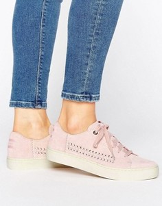 Бледно-розовые замшевые кроссовки TOMS Lenox - Розовый