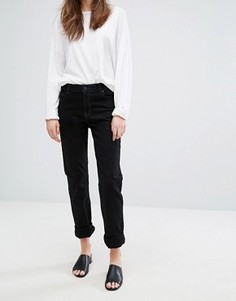 Узкие джинсы в винтажном стиле с завышенной талией Dr Denim Edie - Черный