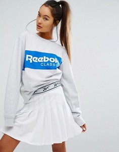 Свободный свитшот Reebok Classics - Серый