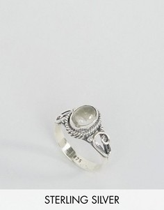 Кольцо с кварцем - камнем для родившихся в апреле Rock N Rose - Серебряный