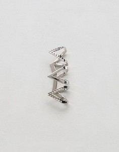 Кафф с треугольниками ASOS - Серебряный