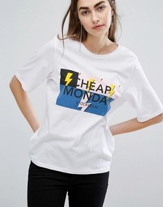 Футболка с логотипом Cheap Monday - Белый