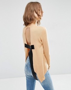 Джемпер с открытой спиной ASOS - Оранжевый