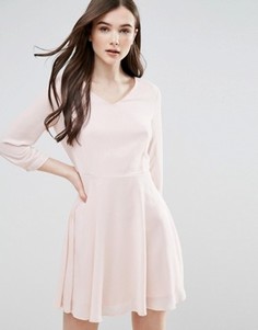 Короткое приталенное платье Pussycat London - Розовый