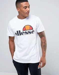 Футболка с классическим логотипом Ellesse - Белый