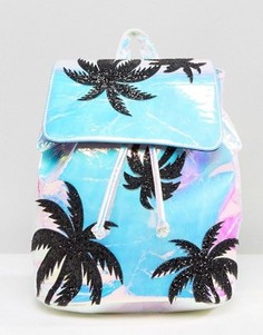 Переливающийся рюкзак с блестками на пальмах Skinnydip - Мульти