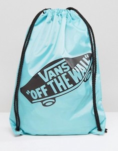 Голубая сумка с затягивающимся шнурком Vans Off The Wall - Синий