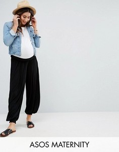 Гаремные брюки ASOS Maternity - Черный