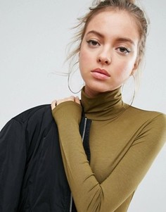 Большие серьги-кольца 90 мм ASOS - Золотой