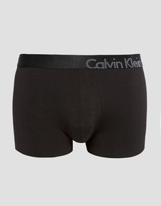 Хлопковые боксеры-брифы Calvin Klein - Черный