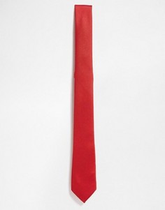 Узкий красный галстук ASOS - Красный