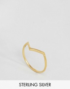 Позолоченное кольцо Dogeared - Золотой