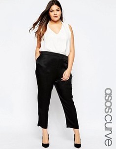 Брюки-сигареты ASOS CURVE - Черный