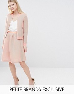 Пышная юбка миди для выпускного True Decadence Petite - Розовый