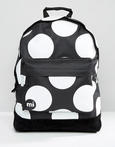 Черный рюкзак размера XL в горошек Mi-Pac - Черный