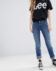 Узкие прямые джинсы с классической талией Lee Elly - Синий