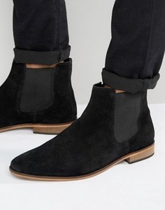 Черные замшевые ботинки челси KG by Kurt Geiger - Черный