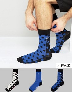 Набор из 3 пар носков в горошек Original Penguin - Мульти