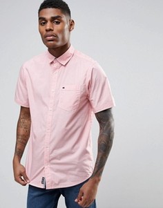 Хлопковая рубашка с короткими рукавами Tokyo Laundry - Розовый