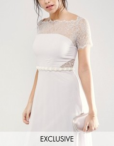 Ремень с жемчужной отделкой True Decadence - Белый