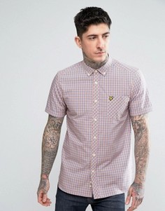 Рубашка в клеточку Lyle & Scott - Желтый