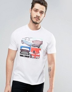 Футболка с принтом Ben Sherman - Белый