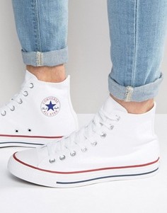 Белые высокие кеды Converse All Star M7650C - Белый