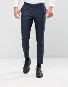 Зауженные брюки под смокинг Jack & Jones Premium - Темно-синий