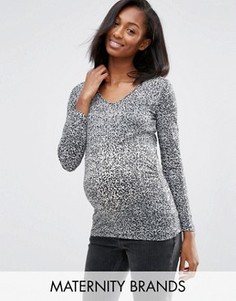 Топ для беременных Mamalicious Maternity Ani - Серый Mama.Licious