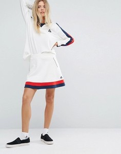 Юбка-премиум в стиле ретро Le Coq Sportif - Белый