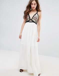 Платье макси Glamorous - Кремовый