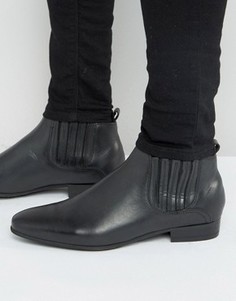 Кожаные ботинки челси Hudson London Zelus - Черный