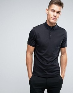 Трикотажная футболка-поло Calvin Klein - Черный