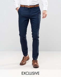 Супероблегающие строгие брюки Only & Sons - Темно-синий