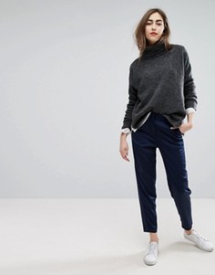 Шелковистые брюки на каждый день Moss Copenhagen - Синий