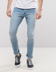 Светлые зауженные джинсы Solid - Синий !Solid