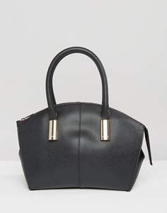 Черная сумка-тоут с контрастной подкладкой Lipsy - Черный