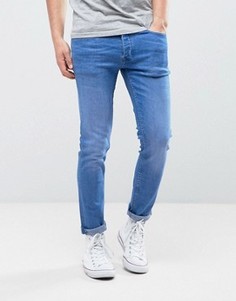 Супероблегающие джинсы Burton Menswear - Синий