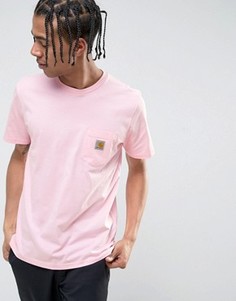 Футболка с карманом Carhartt WIP - Розовый