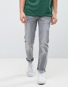 Рваные джинсы скинни с заплатками Burton Menswear - Серый
