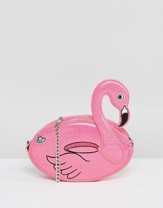 Сумка через плечо с фламинго Skinnydip - Розовый