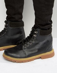 Черные кожаные ботинки Bellfield Heritage - Черный