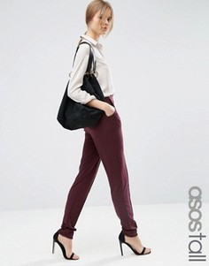 Брюки-галифе с защипами ASOS TALL - Красный