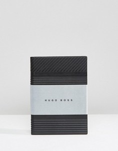 Черный блокнот формата A6 BOSS By Hugo Boss Trilogy - Черный