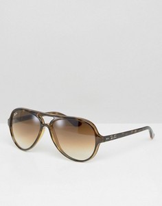 Солнцезащитные очки-авиаторы Ray-Ban 0RB4125 - Черный