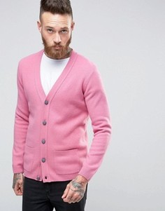 Кардиган из овечьей шерсти ASOS - Розовый
