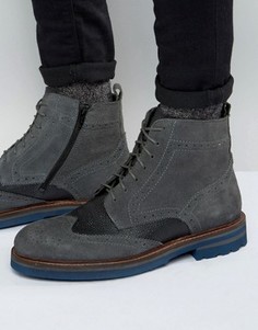Ботинки-броги Rule London - Серый
