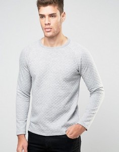 Стеганый свитшот-премиум Jack & Jones - Серый